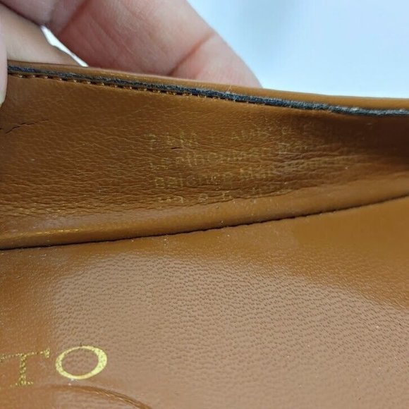 Franco Sarto® Amber™ Capped-Toe Brown Suede Ballet Flats Women's Size US 7.5 - Picture 16 of 16